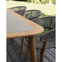 Moon Teak tavolo 200 x 100 Talenti Outdoor ambientazione