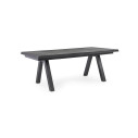 Tavolo allungabile Krion 205-265x103 antracite Bizzotto vista
