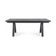 Tavolo allungabile Krion 205-265x103 antracite Bizzotto vista