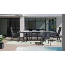 Tavolo allungabile Krion 205-265x103 antracite Bizzotto ambientazione
