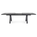 Tavolo allungabile Krion 205-265x103 antracite Bizzotto vista