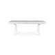 Tavolo allungabile Krion 205-265x103 bianco Bizzotto vista