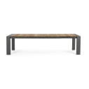 Tavolo allungabile Cameron 228-294x100 antracite Bizzotto vista