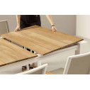 Tavolo allungabile Cameron 228-294x100 bianco Bizzotto dettaglio