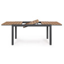 Tavolo allungabile Elias 140/200x90 antracite Bizzotto vista