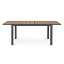 Tavolo allungabile Elias 140/200x90 antracite Bizzotto vista