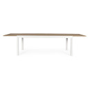 Tavolo allungabile Elias 200/300x95 bianco Bizzotto vista