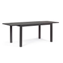 Tavolo allungabile Hilde 140/210x77 antracite Bizzotto vista