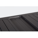 Tavolo allungabile Hilde 160/240x90 antracite Bizzotto dettaglio