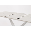 Tavolo allungabile Johannes 160-200x90 bianco Bizzotto dettaglio