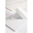 Tavolo allungabile Johannes 160-200x90 bianco Bizzotto dettaglio