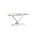 Tavolo allungabile Johannes 160-200x90 bianco Bizzotto vista