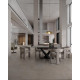 Tavolo allungabile Johannes 160-200x90 nero Bizzotto ambientazione