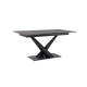 Tavolo allungabile Johannes 160-200x90 nero Bizzotto vista