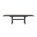 Tavolo allungabile Kenyon 180/240x100 antracite Bizzotto vista