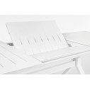 Tavolo allungabile Kenyon 180/240x100 bianco Bizzotto dettaglio