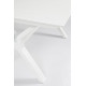 Tavolo allungabile Kenyon 180/240x100 bianco Bizzotto dettaglio
