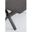 Tavolo allungabile Kenyon 200/300x110 antracite Bizzotto dettaglio