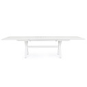Tavolo allungabileKenyon 200/300x110 bianco Bizzotto vista