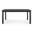 Tavolo allungabile Konnor 160/240x100 antracite Bizzotto vista
