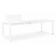 Tavolo allungabile Konnor 160/240x100 bianco Bizzotto vista