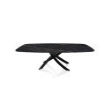 Tavolo Artistico 52.89 a botte 250x120 SuperMarmo Noir Desir opaco