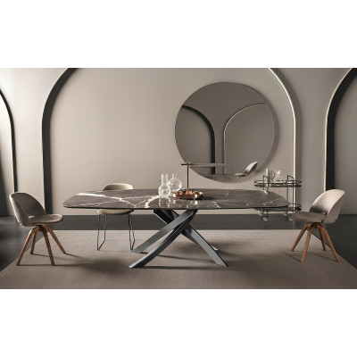 Tavolo Artistico a botte Allungabile 53.65