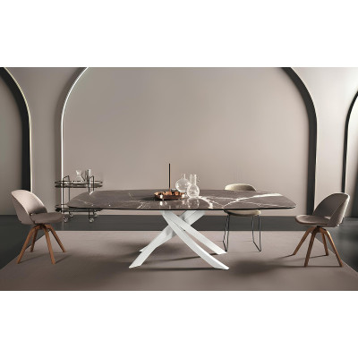 Tavolo Artistico a botte Allungabile 53.66