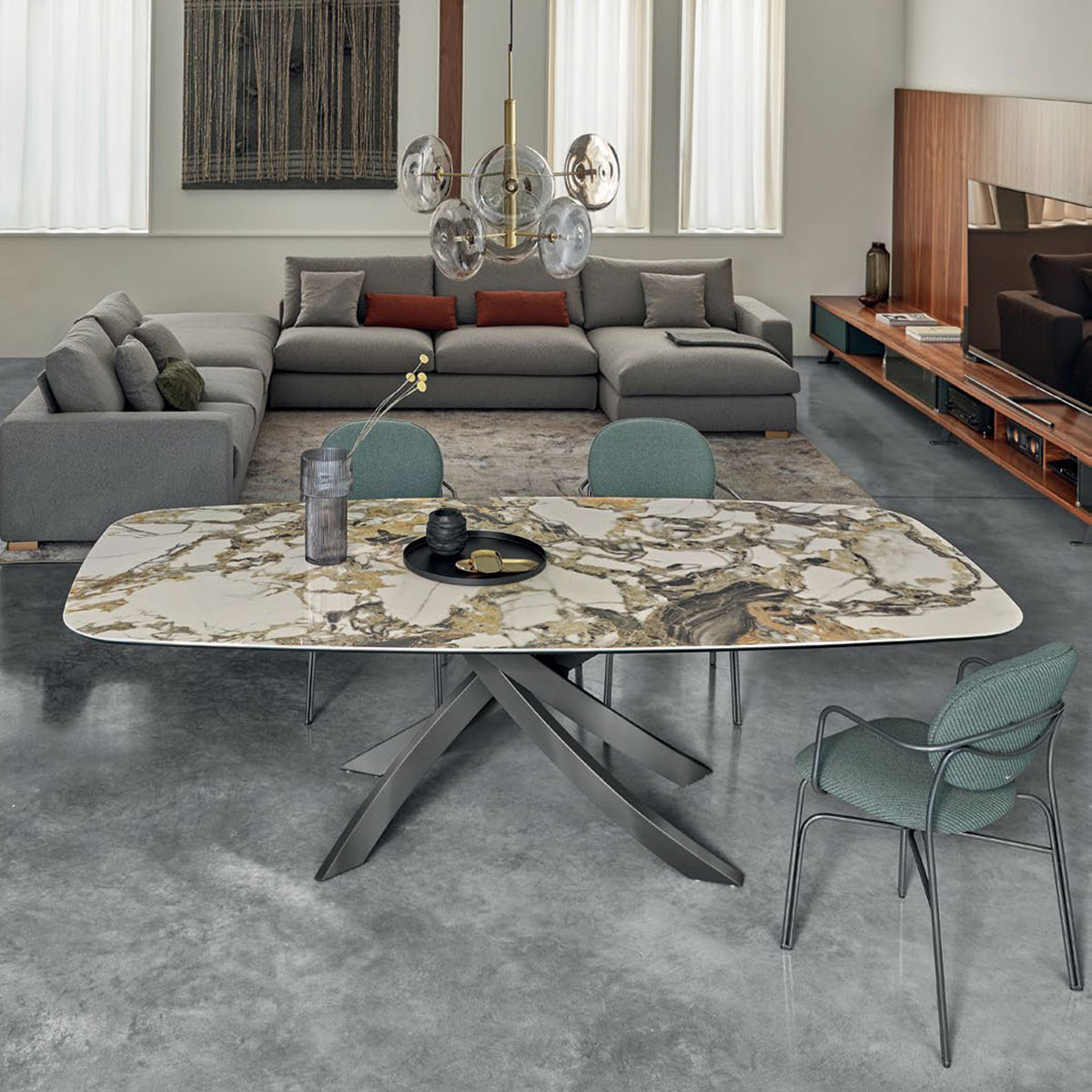 Tavolo Artistico a botte Allungabile 53.64