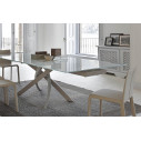 Tavolo Artistico Allungabile 20.04 Bontempi Casa Struttura Acciaio Laccato Multicolor Elegant