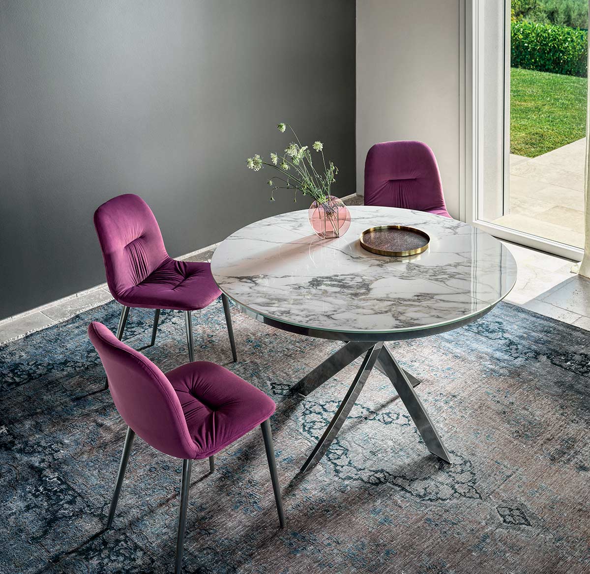 Tavolo Barone rotondo Allungabile BONTEMPI CASA