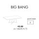 Tavolo Big Bang 42.80 160x90 Fisso Ingenia Casa Dimensioni