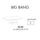 Tavolo Big Bang 42.82 200x106 Fisso Ingenia Casa Dimensioni
