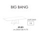 Tavolo Big Bang 42.83 250x106 Fisso Ingenia Casa Dimensioni
