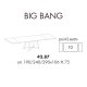 Tavolo Big Bang 42.87 Allungabile Dimensioni