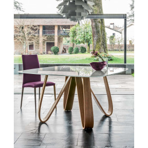 Tavolo Butterfly 8070FV glass