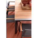 Tavolo Cameron 180x90 antracite Bizzotto ambientazione