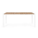 Tavolo Cameron 180x90 bianco Bizzotto vista