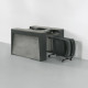 Tavolo consolle Marvel Plus 120 con 6 sedie Piper e carrellino 0/414.comp Pezzani