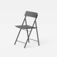 Tavolo consolle Marvel Plus 120 con 6 sedie Piper e carrellino 0/414.comp grigio ardesia Pezzani