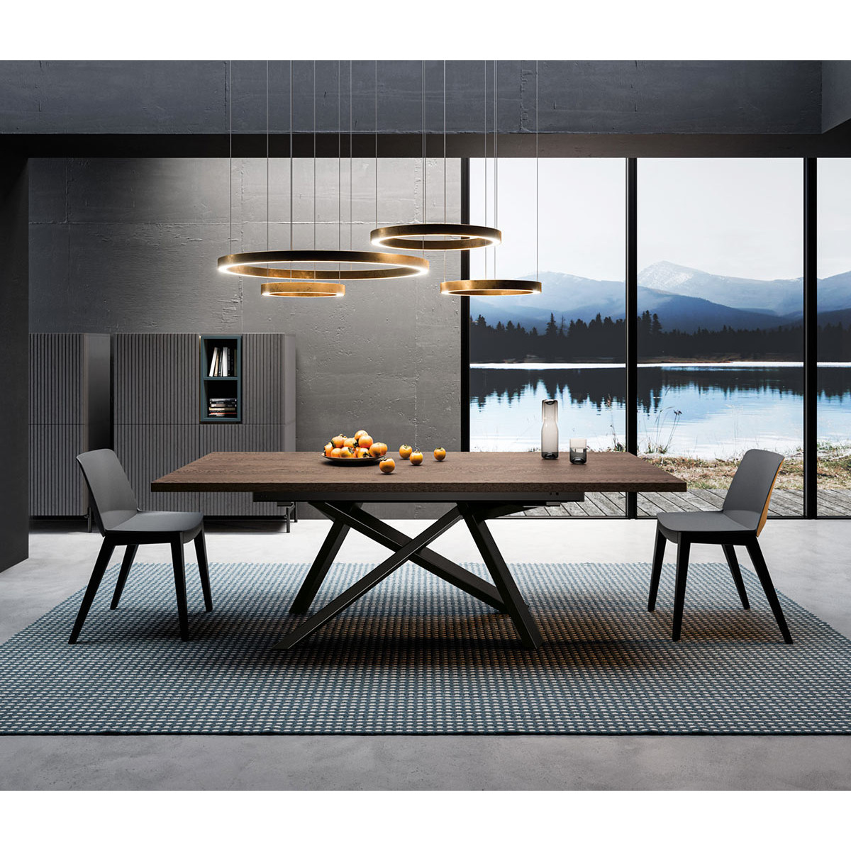 Tavolo Crossing estensibile Rovere