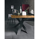 Tavolo Crossing Rovere FGF Mobili ambientazione