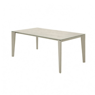 Tavolo Cruz XXL 20.69 SuperMarmo Travertino bianco pietra opaco