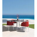 CleoSoft Alu Tavolo da pranzo 220 x 100 Talenti Outdoor ambientazione