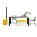 Tavolo Dorian CB4815-R 130 B Connubia vista