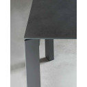 Tavolo Dublino 20.16 Bontempi Casa Dettaglio Piano Superceramica Antracite