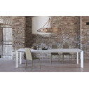 Tavolo Dublino 20.17 Bontempi Casa Vetro Velvet Antigraffio