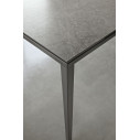 Tavolo Echo 20.75 Bontempi Casa Piano SuperMarmo Grigio Serena opaco dettaglio