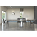 Tavolo Echo 20.77 Bontempi Casa Piano SuperMarmo Grigio Serena opaco