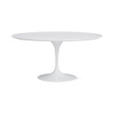 Knoll Saarinen Tavolo Tulip Ø 152 Laminato Bianco vista